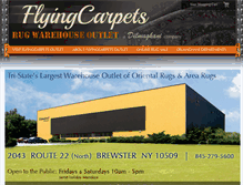 Tablet Screenshot of flyingcarpets.com